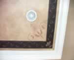 Game Room Ceiling Faux Finish and Scrolling